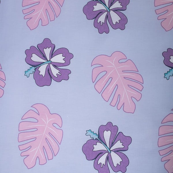 Zila/violeta vienguļamā kokvilnas bērnu gultas veļa 140x200 cm Lilo and Stitch "Cute" – Jerry Fabrics-image-4