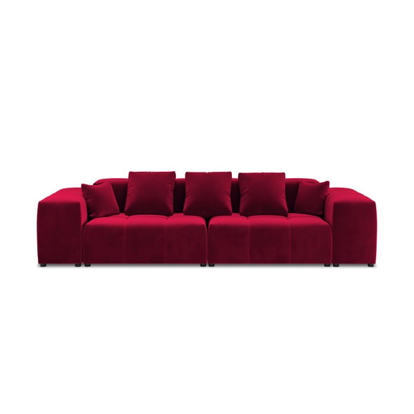 Sarkans samta dīvāns 320 cm Rome Velvet – Cosmopolitan Design 