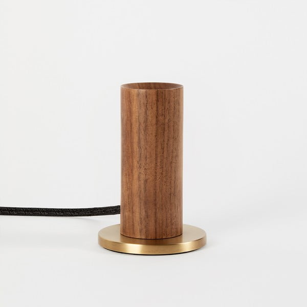 Brūna galda lampa (augstums 12,5 cm) Knuckle – tala