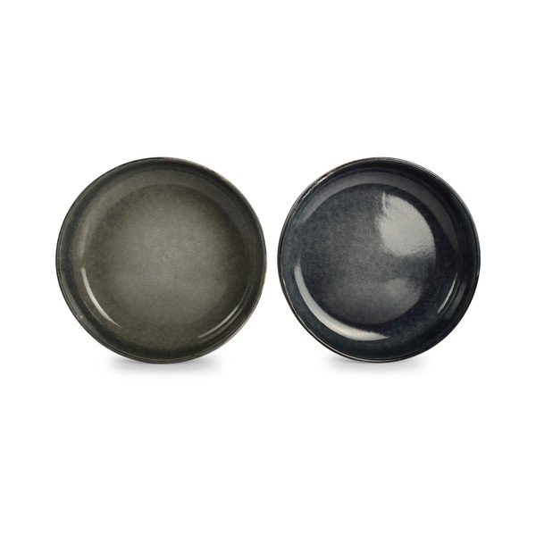 Zaļš/zils servēšanas akmensmasas šķīvis ø 28 cm Meridian – Salt&Pepper-image-3