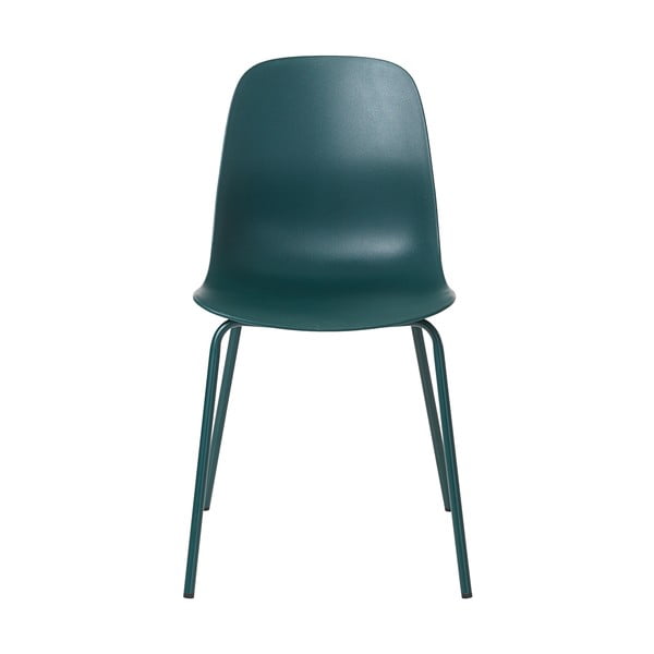 Tirkīzzils plastmasas pusdienu krēsls Whitby – Unique Furniture