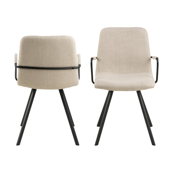 Krēmkrāsas pusdienu krēsli (2 gab.) Selina – Actona-image-3