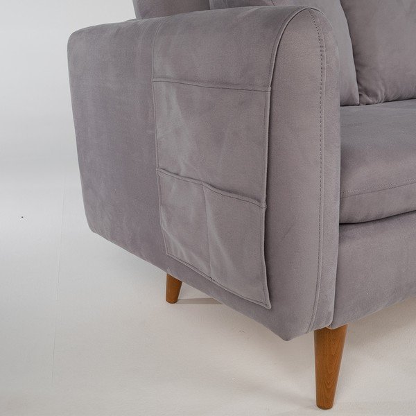 Pelēks dīvāns 215 cm Sofia – Balcab Home-image-1
