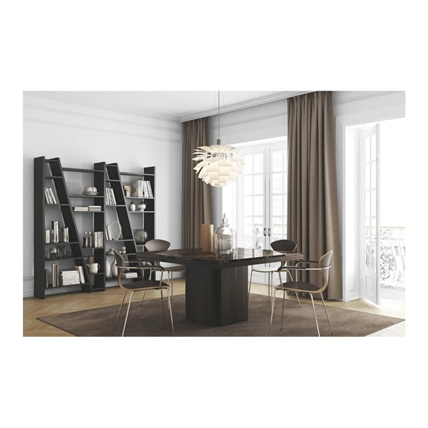 Matēts melns grāmatplaukts TemaHome Delta-image-2