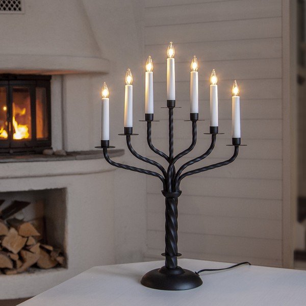 Melns Ziemassvētku gaismas dekors Bore – Star Trading-image-1