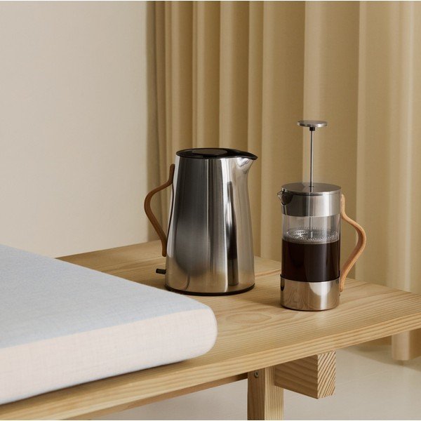Sudraba krāsas nerūsējošā tērauda elektriskā tējkanna 1,2 l Emma – Stelton-image-1