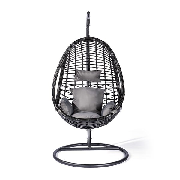 Melns rotangpalmas krēsls Le Bonom Tahiti-image-2