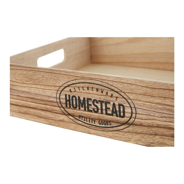 Koka paplāte 28x38 cm Rustic Homestead – Premier Housewares-image-2