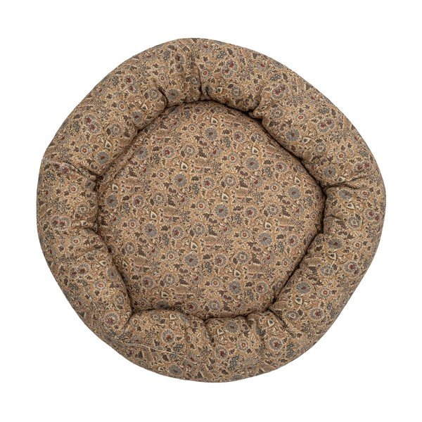Brūna kokvilnas gulta suņiem ø 60 cm Vittoria – Bloomingville-image-2