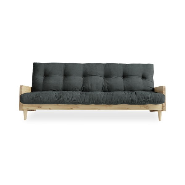 Izvelkamais dīvāns Karup Design Indie Natural Clear/Grafit Grey