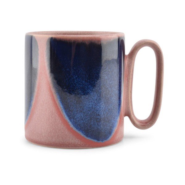 Zila/rozā akmensmasas krūze 390 ml Paint – Salt&Pepper