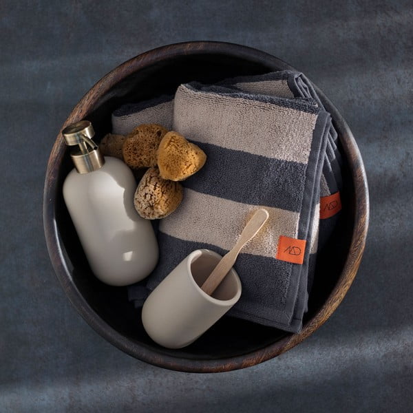 Krēmkrāsas keramikas trauks zobu birstei Lotus – Mette Ditmer Denmark-image-2