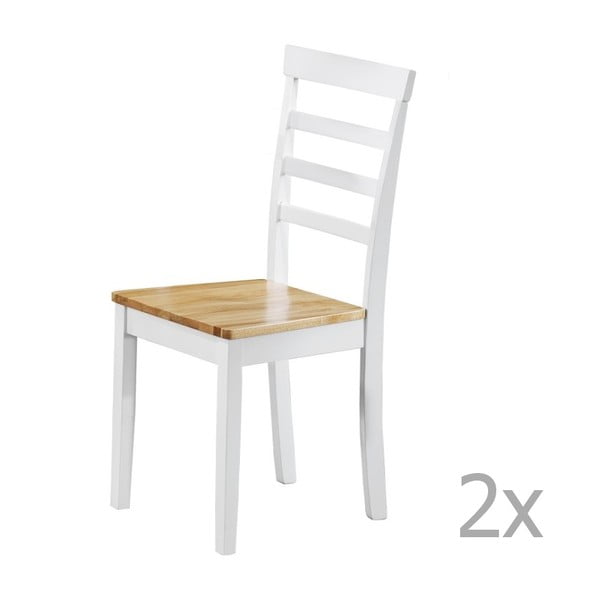 2 baltu ēdamistabas krēslu komplekts Støraa Molly