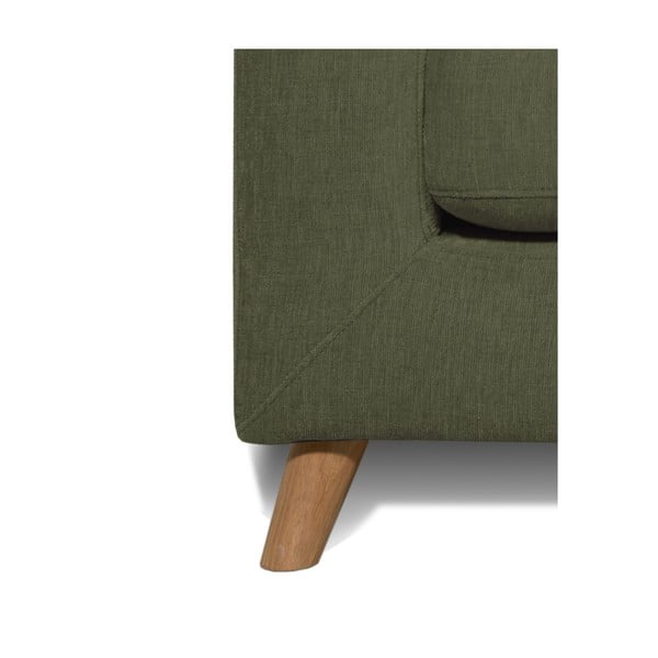 Zaļš dīvāns 157 cm Faria – Scandic-image-4