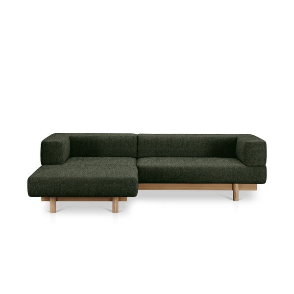 Tumši zaļš dīvāns 260 cm Alchemist – EMKO