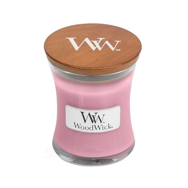 Aromatizēta svece ar rožu aromātu WoodWick, degšanas laiks 20 stundas-image-1