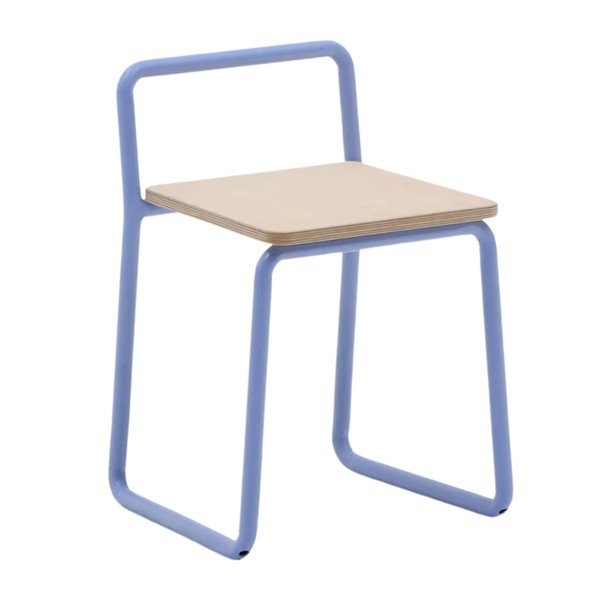 Zils metāla bērnu krēsls Tinn – Kave Home