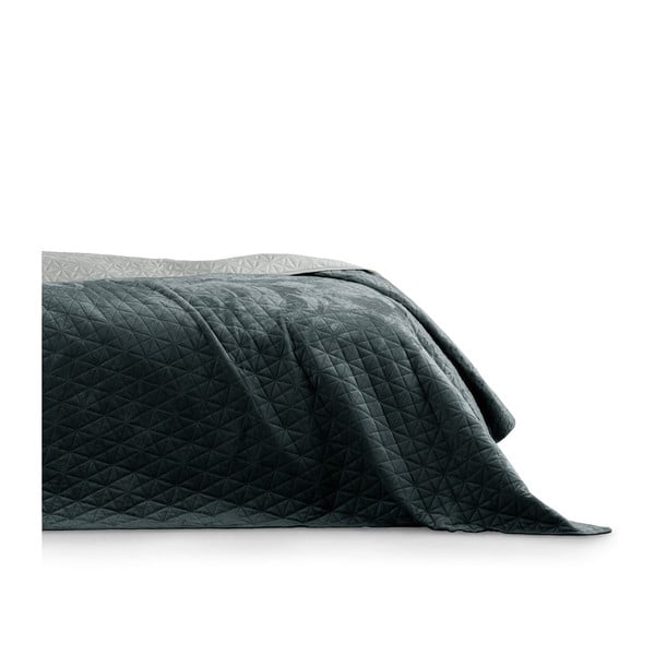Pelēks gultas pārklājs AmeliaHome Laila Silver, 260 x 240 cm