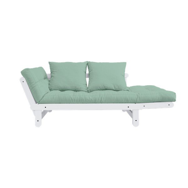 Dīvāns ar nolaižamām malām Karup Design Beat White Mint-image-3