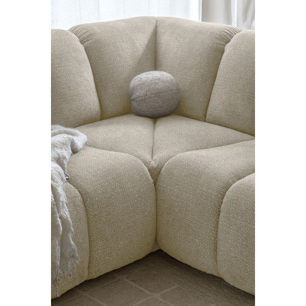 Bēšs stūra dīvāns (ar labo stūri/U veida) Shell – Miuform-image-4