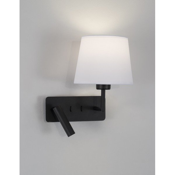 Balta/matēti melna alumīnija sienas lampa ar saliekamu konstrukciju Savona – Nova Luce-image-4
