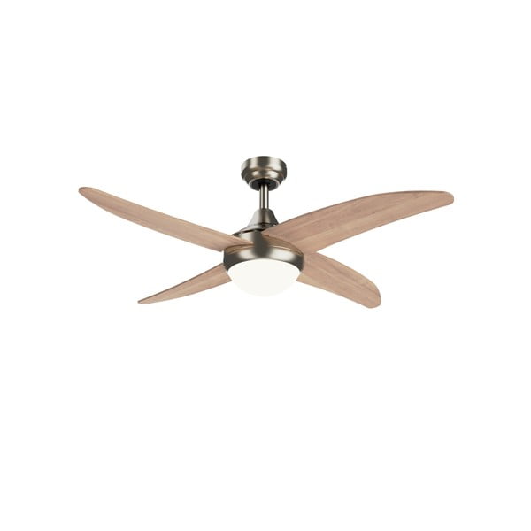 Gaiša dabīga toņa griestu lampa ar taimeri/ar ventilatoru ø 13 cm Achilia – SULION