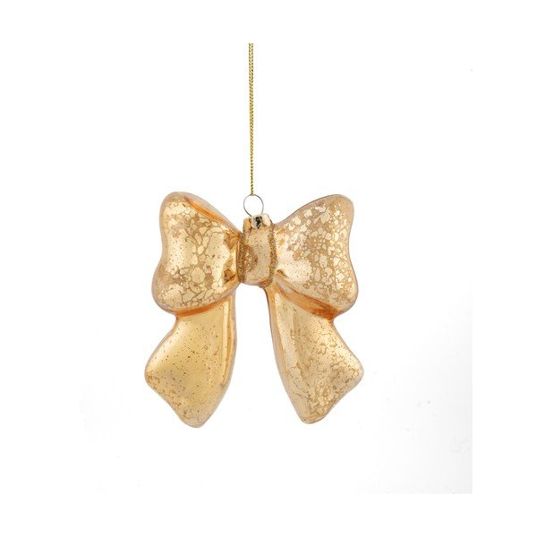 Stikla Ziemassvētku eglītes rotājums 3,5 cm Bow – Sass & Belle