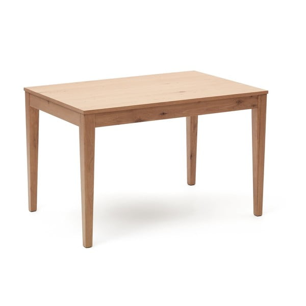 Izvelkams ēdamgalds ar papildu galda virsmu ar ozolkoka imitāciju 80x120 cm Yain – Kave Home