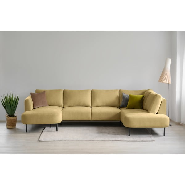 Okera dzeltens stūra dīvāns (ar labo stūri/U veida) Hero – Scandic-image-3