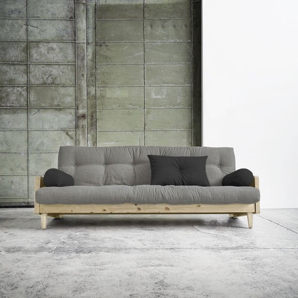 Dīvāns gulta Karup India Natural/Granite Grey/Dark Grey-image-2