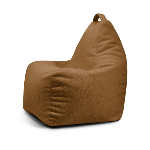 Brūns sēžammaiss no buklē auduma Play Amuse – SLOWDOWN