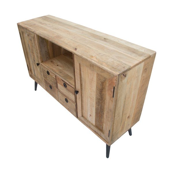 Kumode no mango koka Mauro Ferretti Belgrado, platums 130 cm-image-3