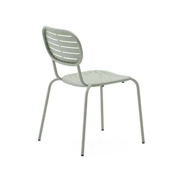 Piparmētru zaļš metāla dārza krēsls Brai – Kave Home-image-4