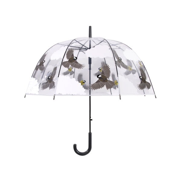 Caurspīdīgs lietussargs ar putnu apdruku Esschert Design, ⌀ 80,8 cm-image-3