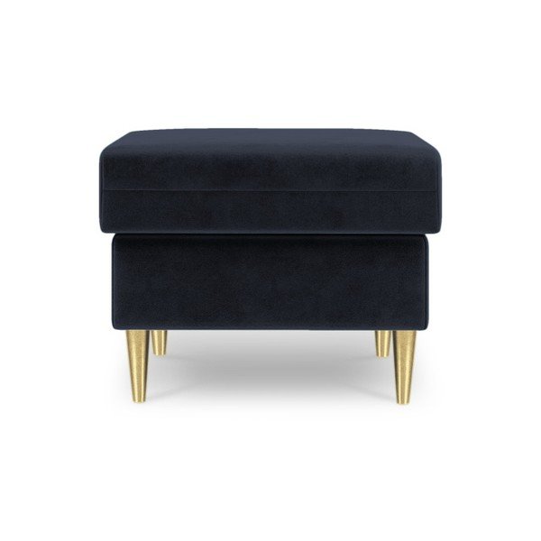 Tumši zils pufs Mazzini Sofas Muguet, 60 x 45 cm-image-2
