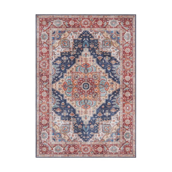 Zili sarkans paklājs Nouristan Sylla, 120 x 160 cm