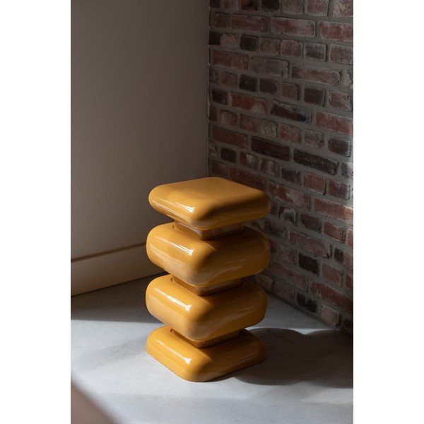 Metāla sānu galdiņš 29x29 cm Stubby – Dutchbone-image-1