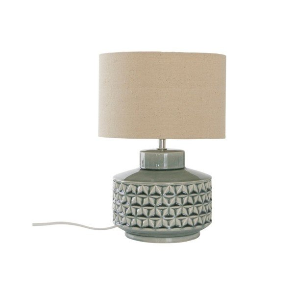 Pelēka/bēša keramikas galda lampa (augstums 35 cm) Monica – Jotex