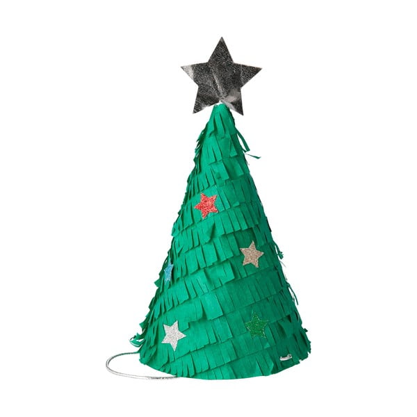Ballīšu cepures (6 gab.) Christmas Tree – Meri Meri