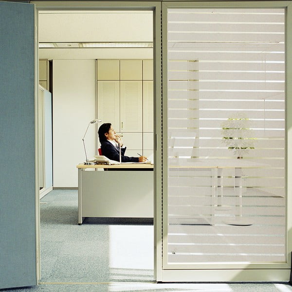 Matēta stikla uzlīme ar aizsargplēvi Ambiance Lines, augstums 2 m-image-4