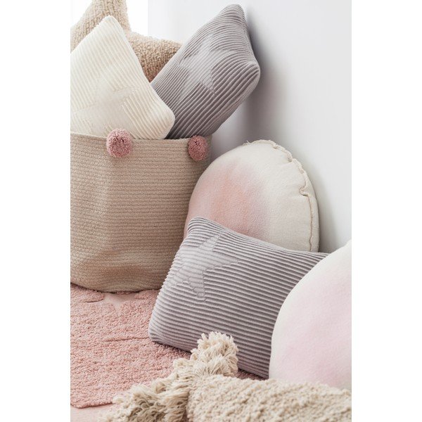 Krēmkrāsas tekstila bērnu rotaļlietu grozs ø 30x30 cm Bubbly – Lorena Canals-image-2