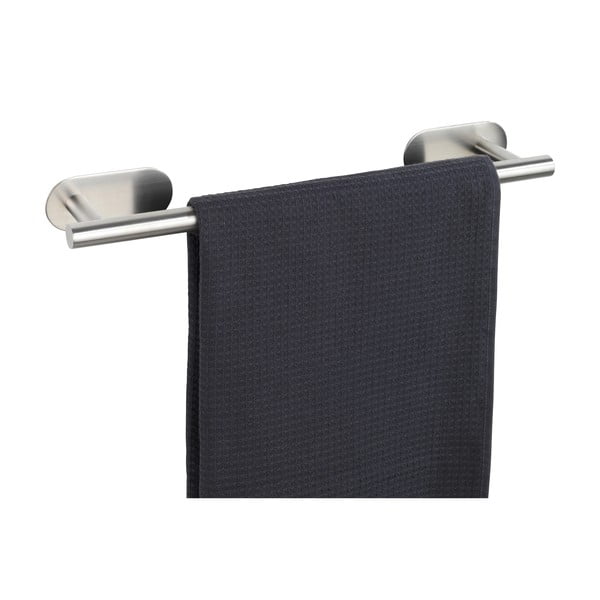 Matēts nerūsējošā tērauda sienas dvieļu turētājs Wenko Orea Turbo-Loc®-image-1