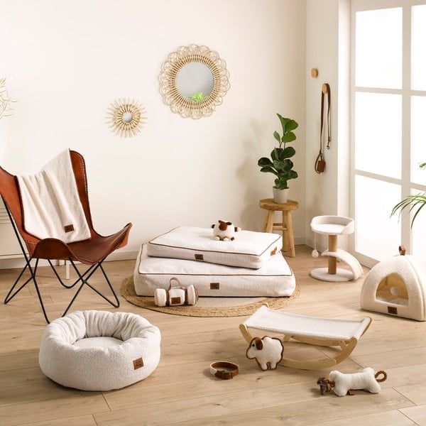 Krēmkrāsas sega suņiem 50x70 cm – Love Story-image-1