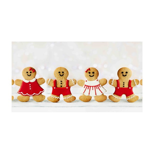 Virtuves skrejceļš Crido Consulting Happy Gingerbreads, garums 100 cm