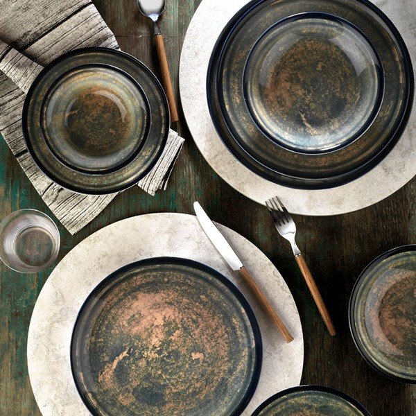 Kutahya Sangrio 24 gabalu porcelāna trauku komplekts-image-1