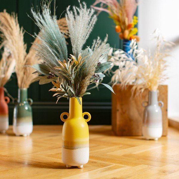 Dzeltena vāze Sass & Belle Bohemian Home Mojave, augstums 23 cm-image-1