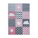 Rozā/pelēks bērnu paklājs 140x200 cm Kids – Ayyildiz Carpets