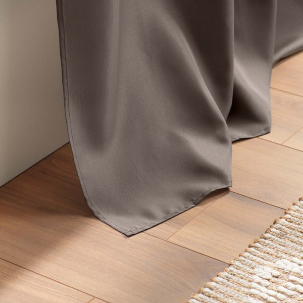 Brūns aizkars 140x260 cm Essentiel – douceur d'intérieur-image-3