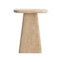 Sānu galdiņš ar akmens galda virsmu 40x40 cm Kepami – Light & Living