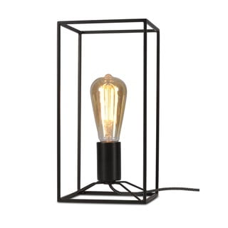 Melna galda lampa Citylights Antwerp, augstums 30 cm